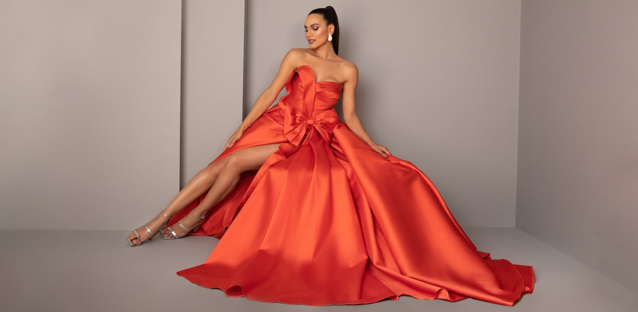 Vestido De Festa Longo Tarik Ediz