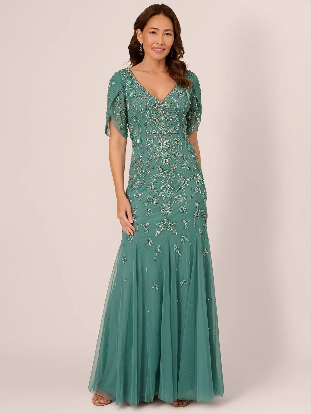Vestido De Festa Longo Adrianna Papell