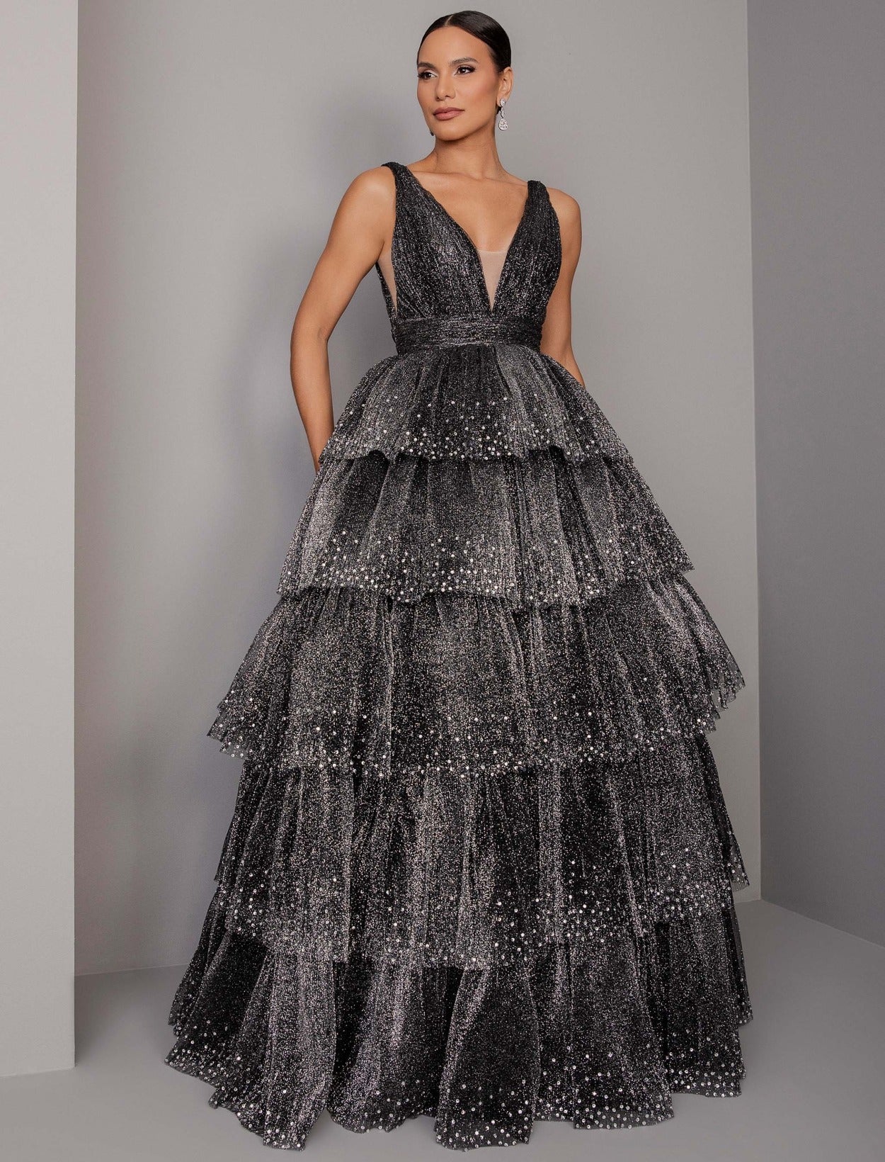 Vestido De Festa Longo Ashley Lauren