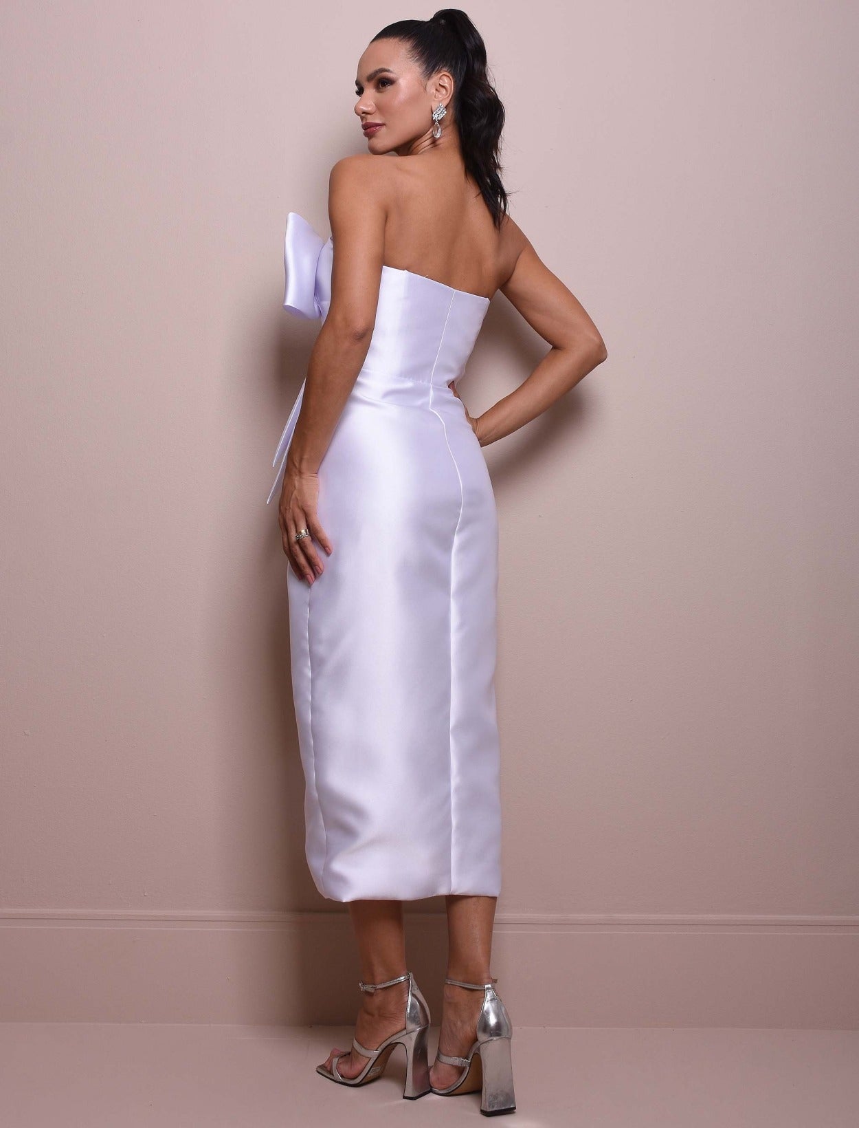 Vestido De Festa Midi Concept