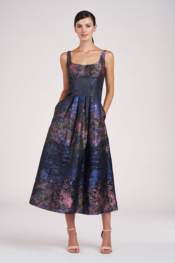 Vestido De Festa Midi Theia