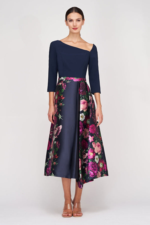 Vestido De Festa Midi Theia
