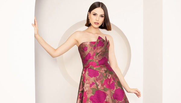 Vestido De Festa Midi Theia