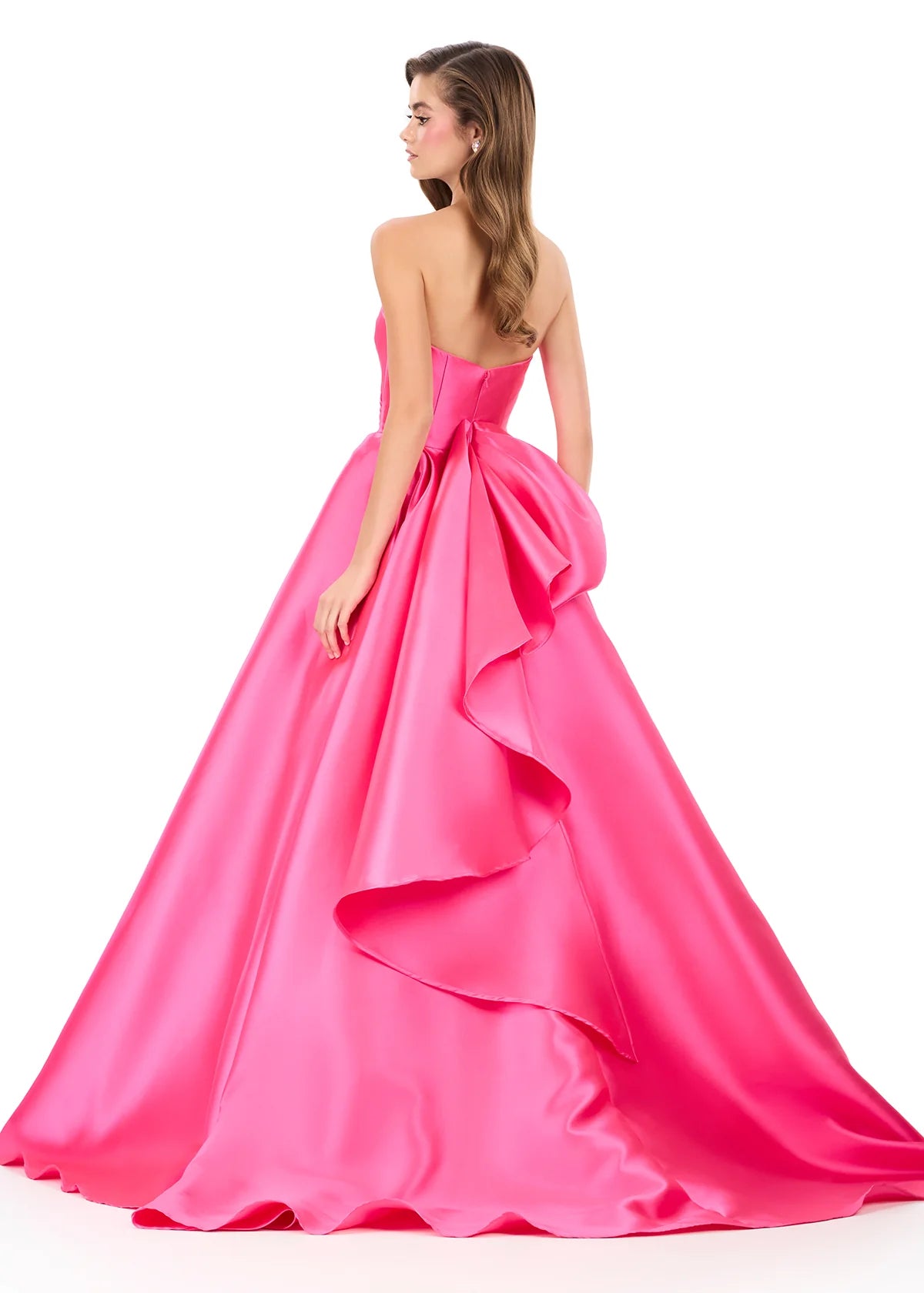 Vestido de Festa Longo Zibeline Ashley Lauren