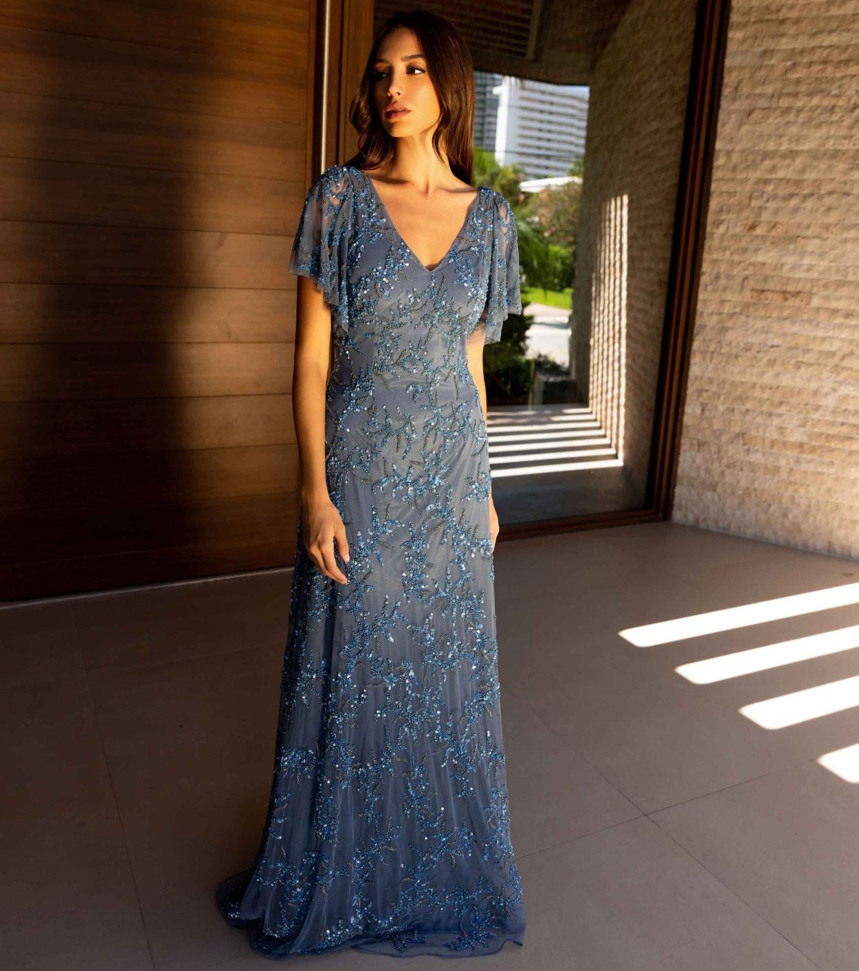 Vestido De Festa Longo Primavera