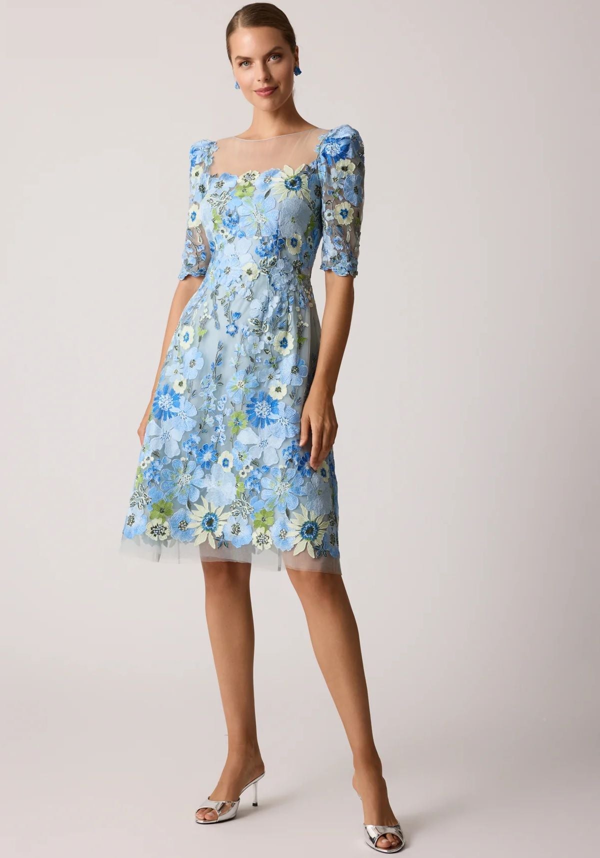 Vestido De Festa Midi Teri Jon