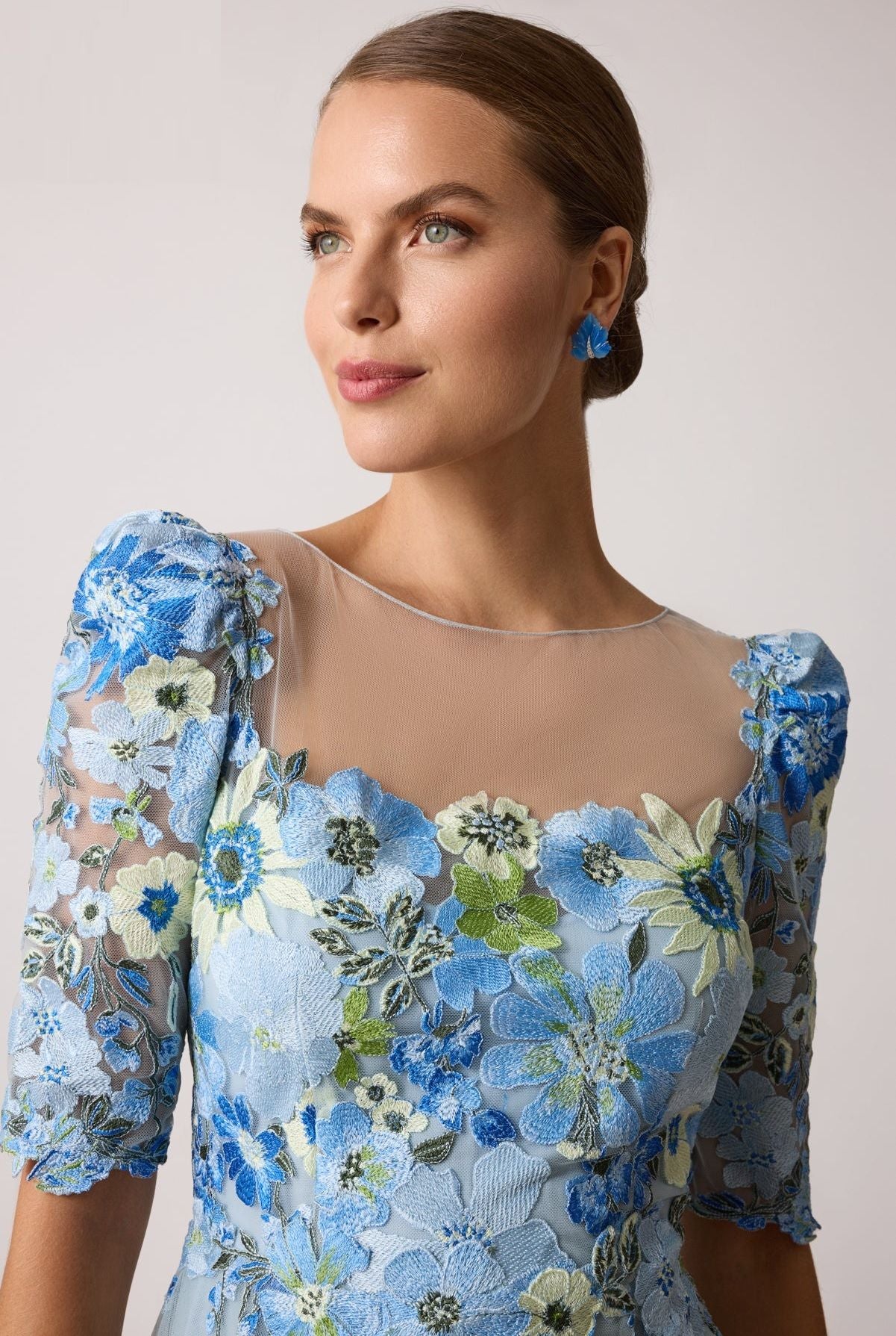 Vestido De Festa Midi Teri Jon