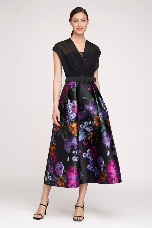 Vestido De Festa Midi Theia