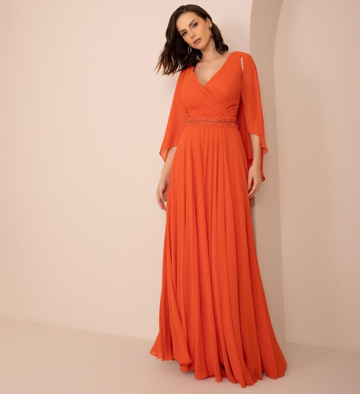 Vestido de Festa Longo Carla Ruiz