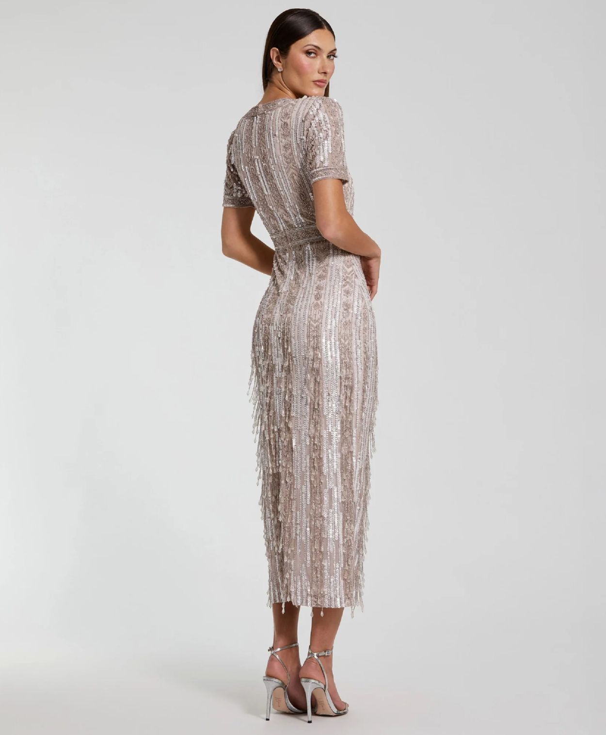 Vestido De Festa Midi Mac Duggal