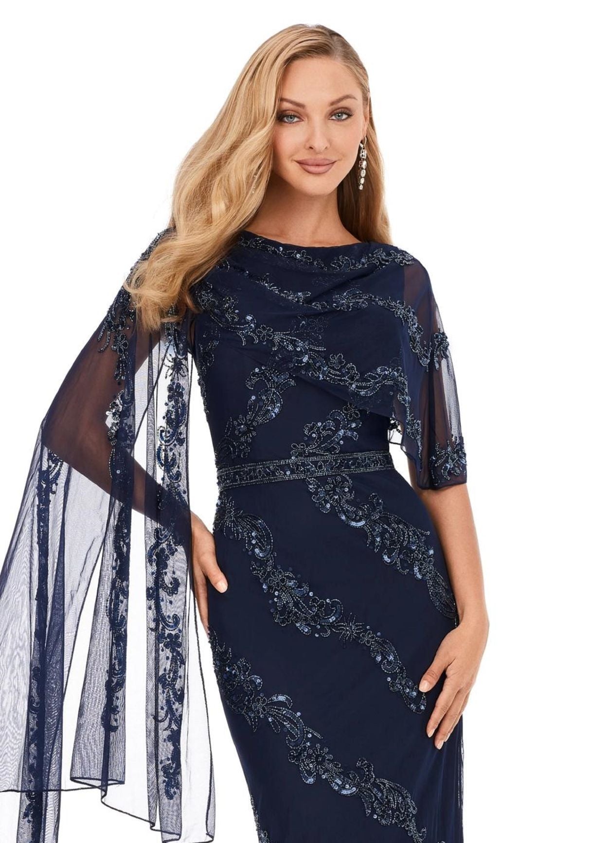 Vestido De Festa Longo Ashley Lauren