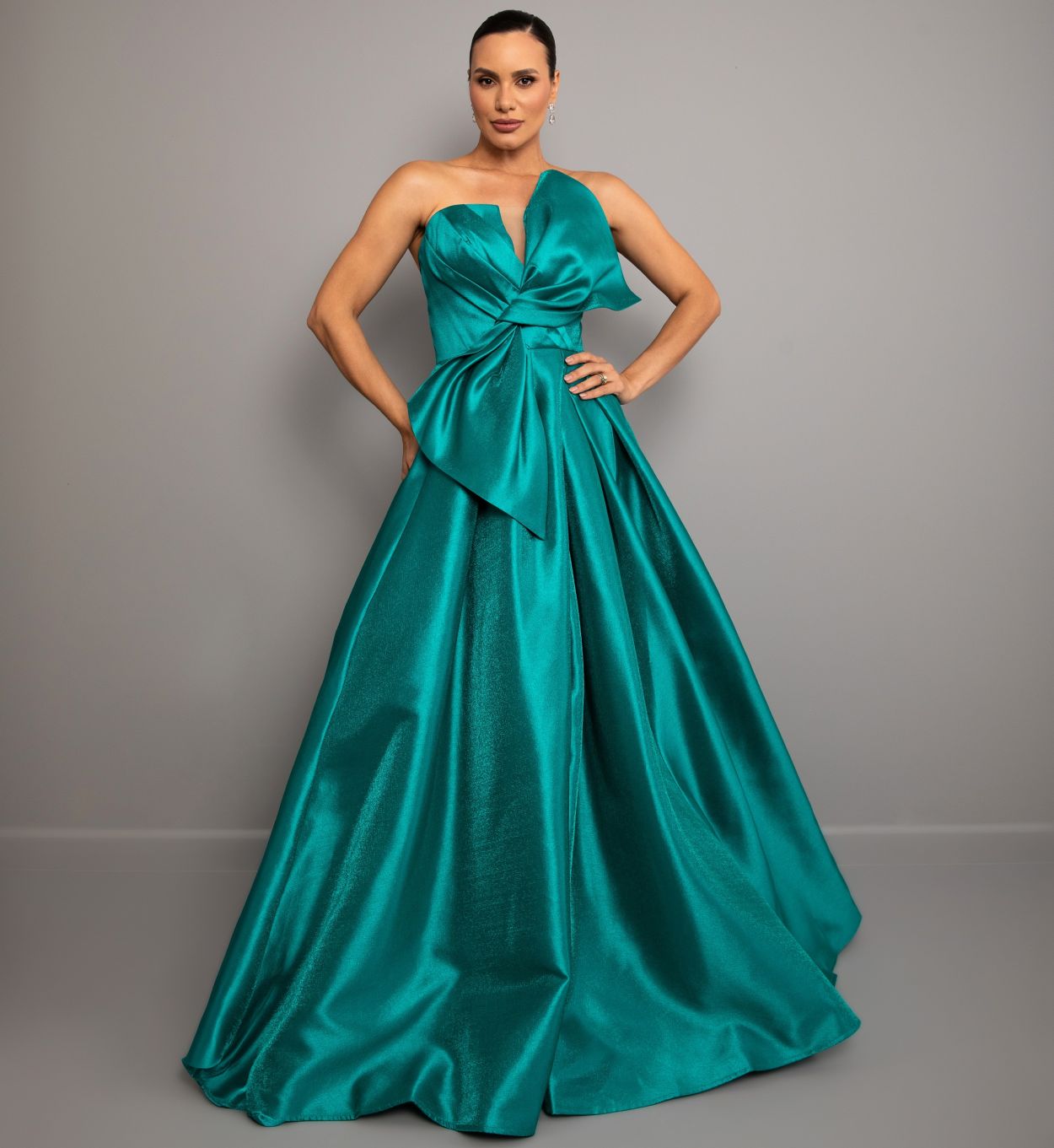 Vestido De Festa Longo Ashley Lauren