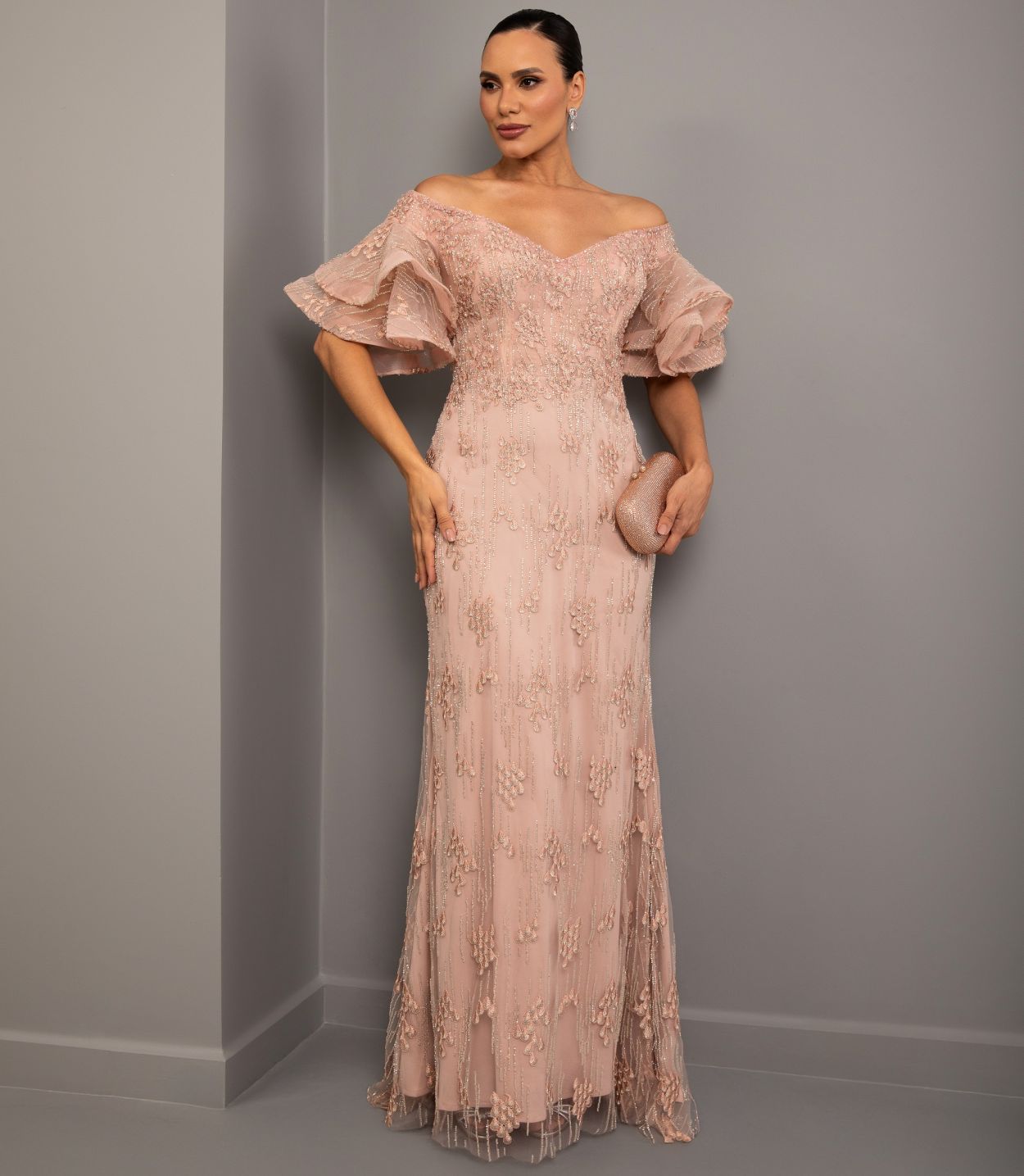 Vestido De Festa Longo Lara