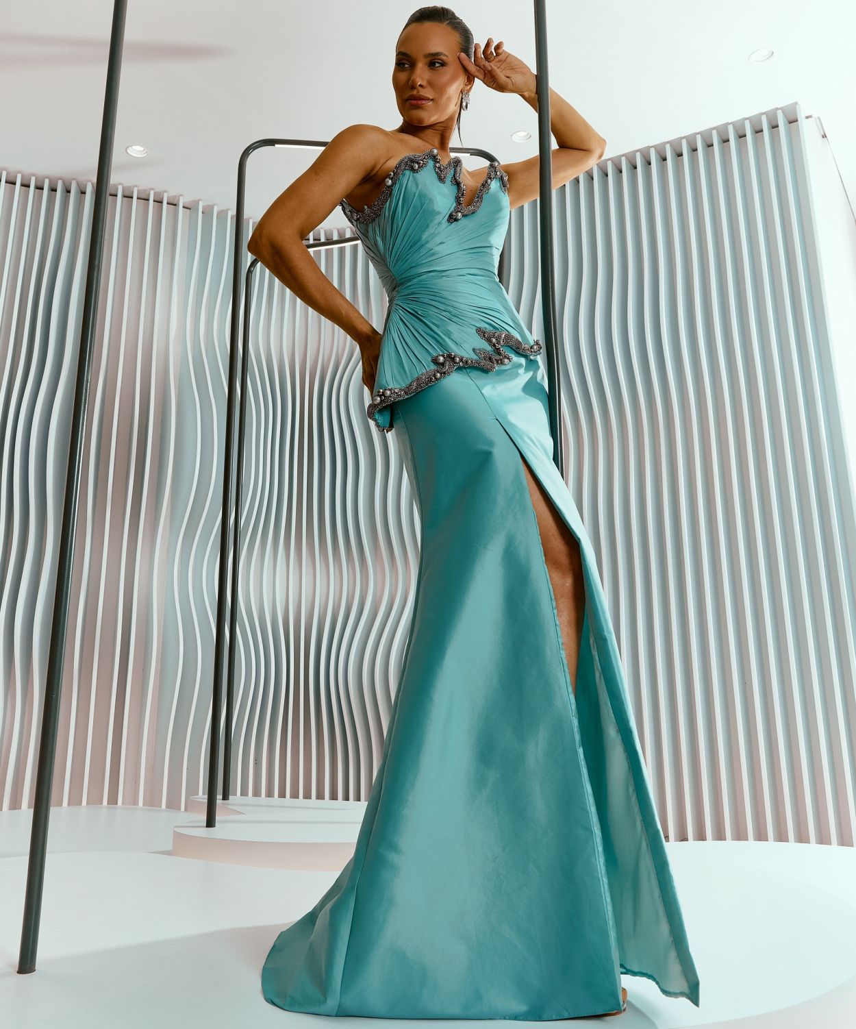 Vestido De Festa Longo Tarik Ediz