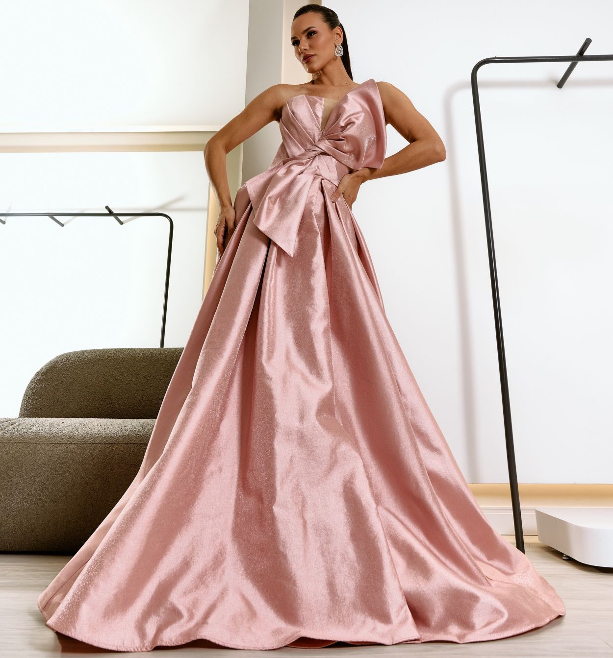 Vestido De Festa Longo Ashley Lauren