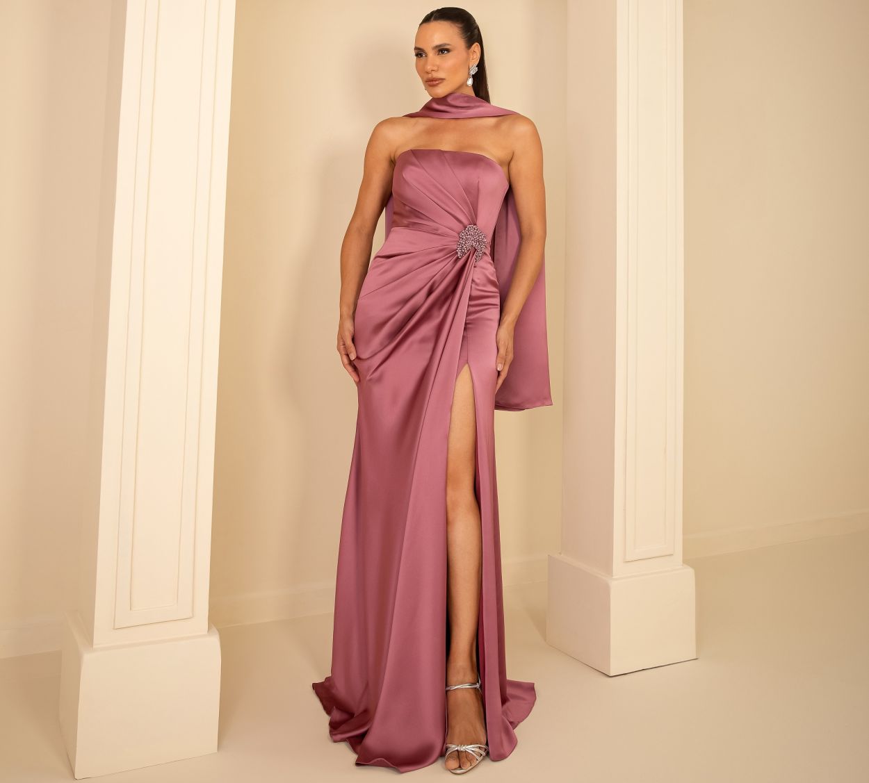 Vestido De Festa Longo Tarik Ediz