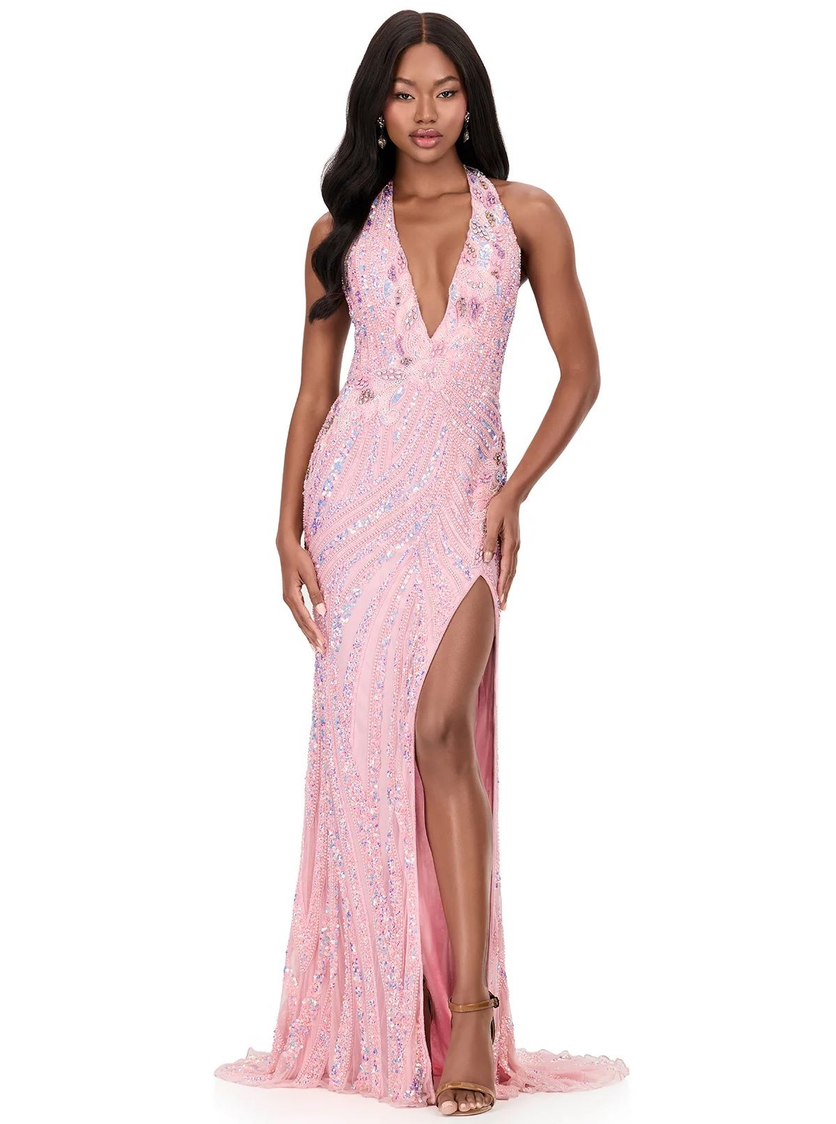 Vestido De Festa Longo Ashley Lauren