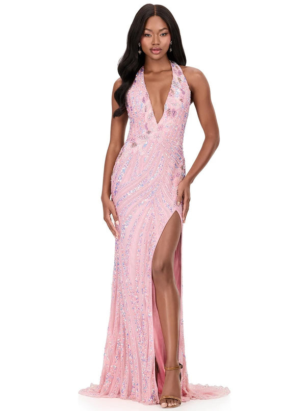 Vestido de Festa Longo Ashley Lauren