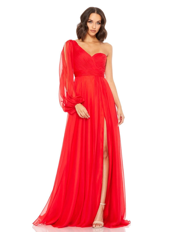 Vestido De Festa Longo Um Ombro Só Mac Duggal