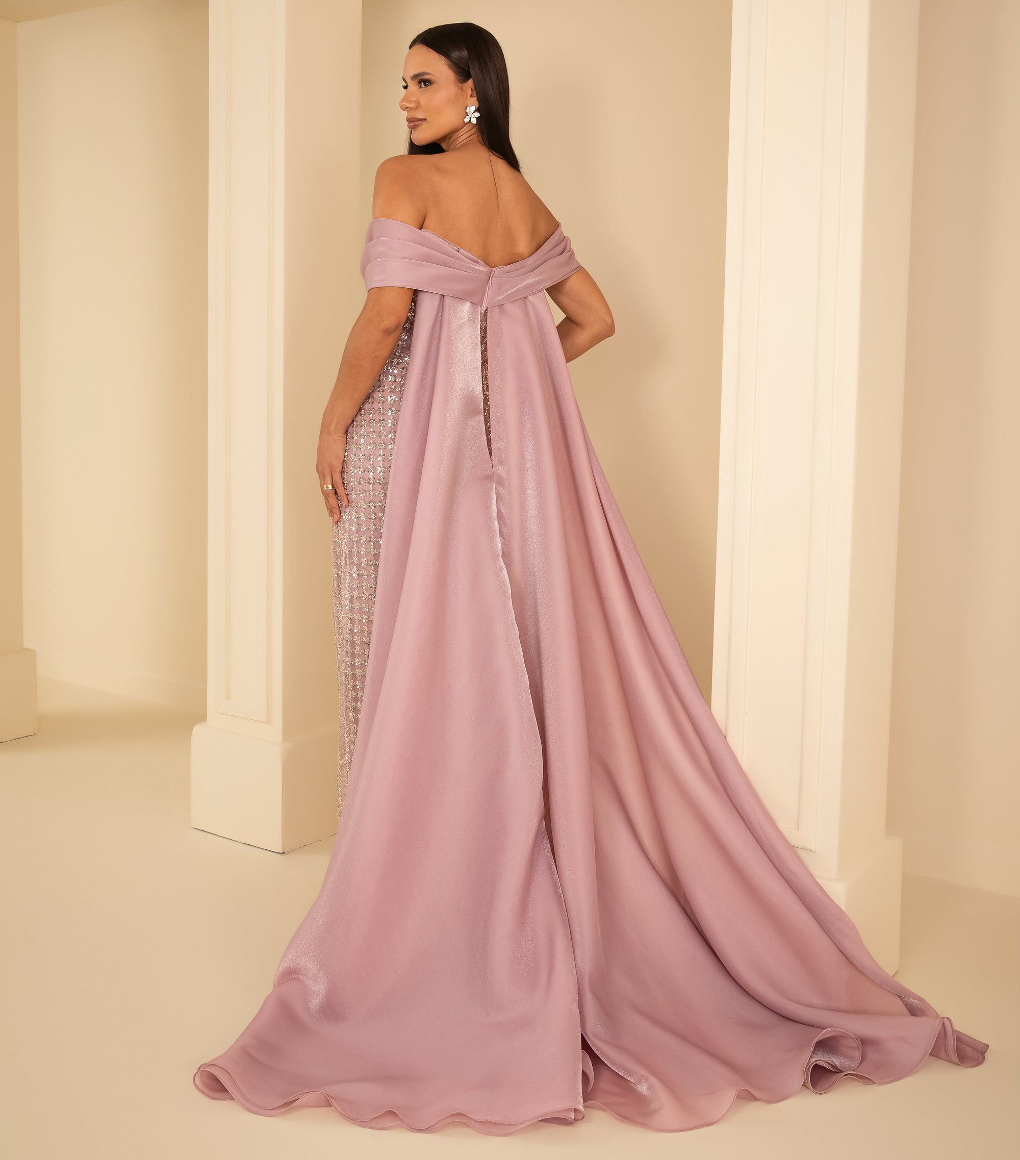Vestido de Festa Longo Ashley Lauren