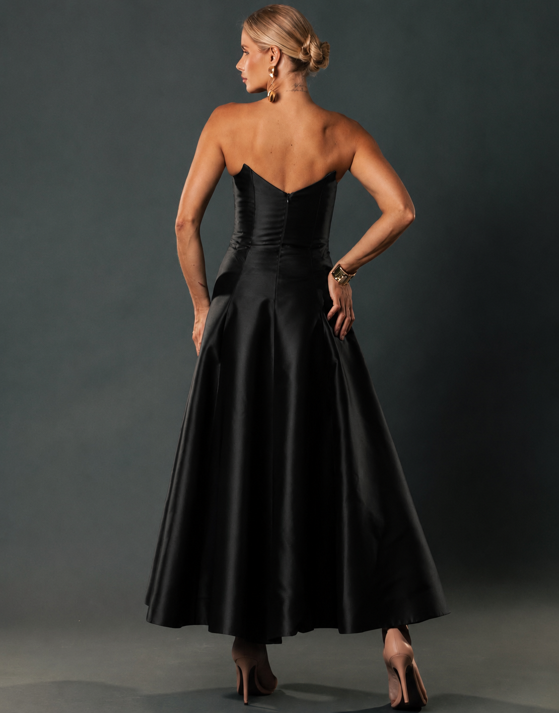 Vestido De Festa Midi Concept