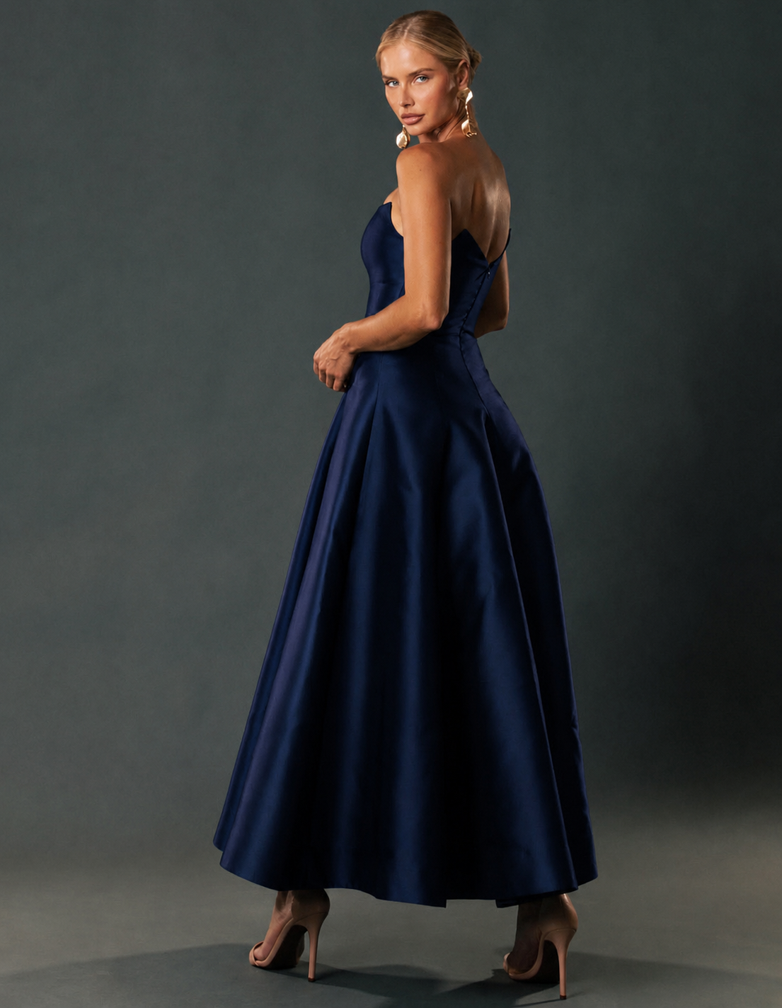 Vestido De Festa Midi Concept