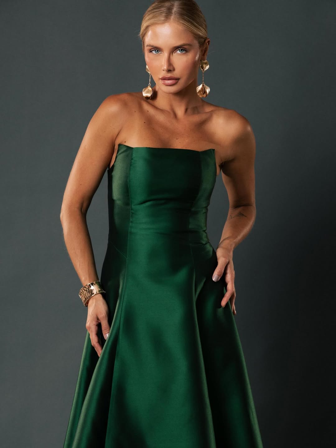 Vestido De Festa Midi Concept