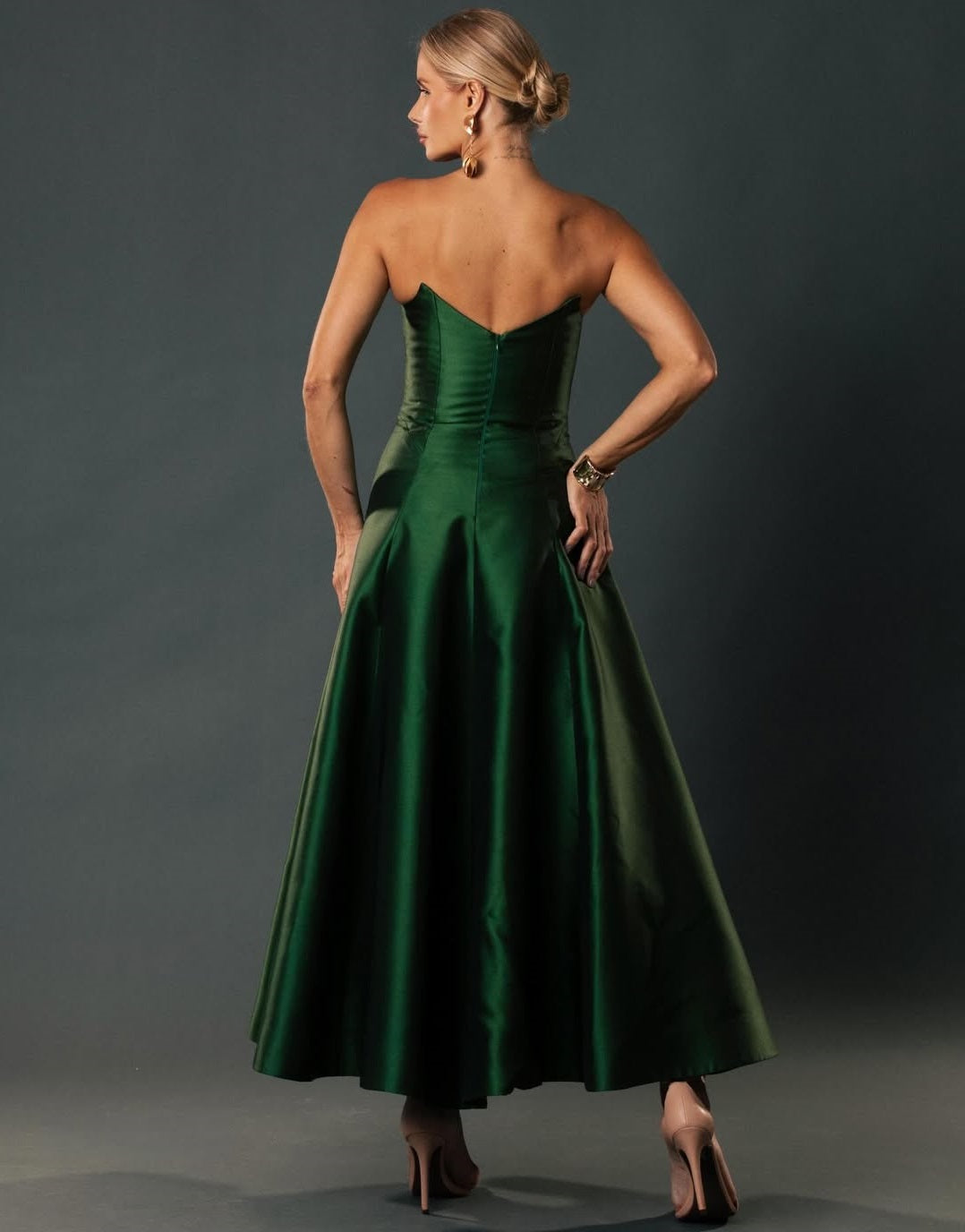 Vestido De Festa Midi Concept