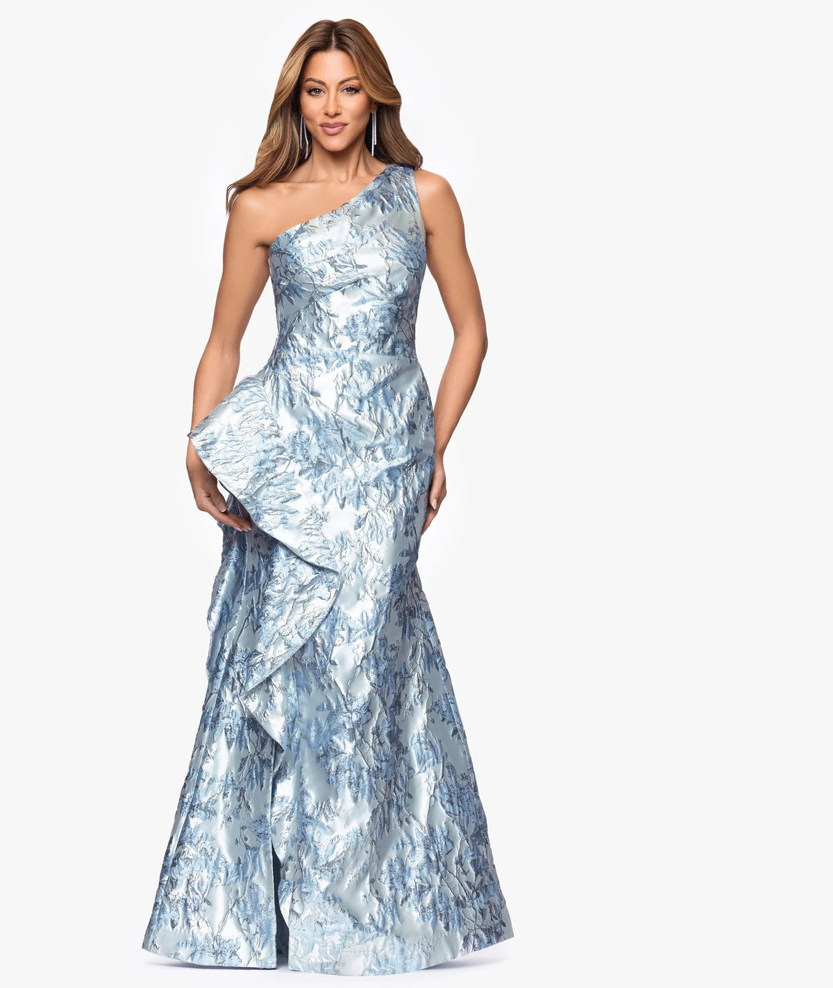 Vestido de Festa Longo Jacquard Xscape