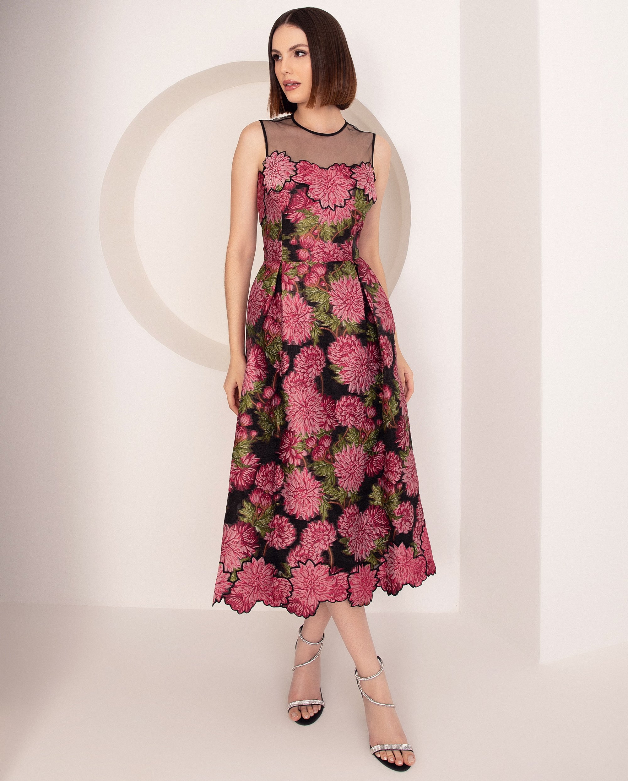 Vestido de Festa Midi Teri Jon