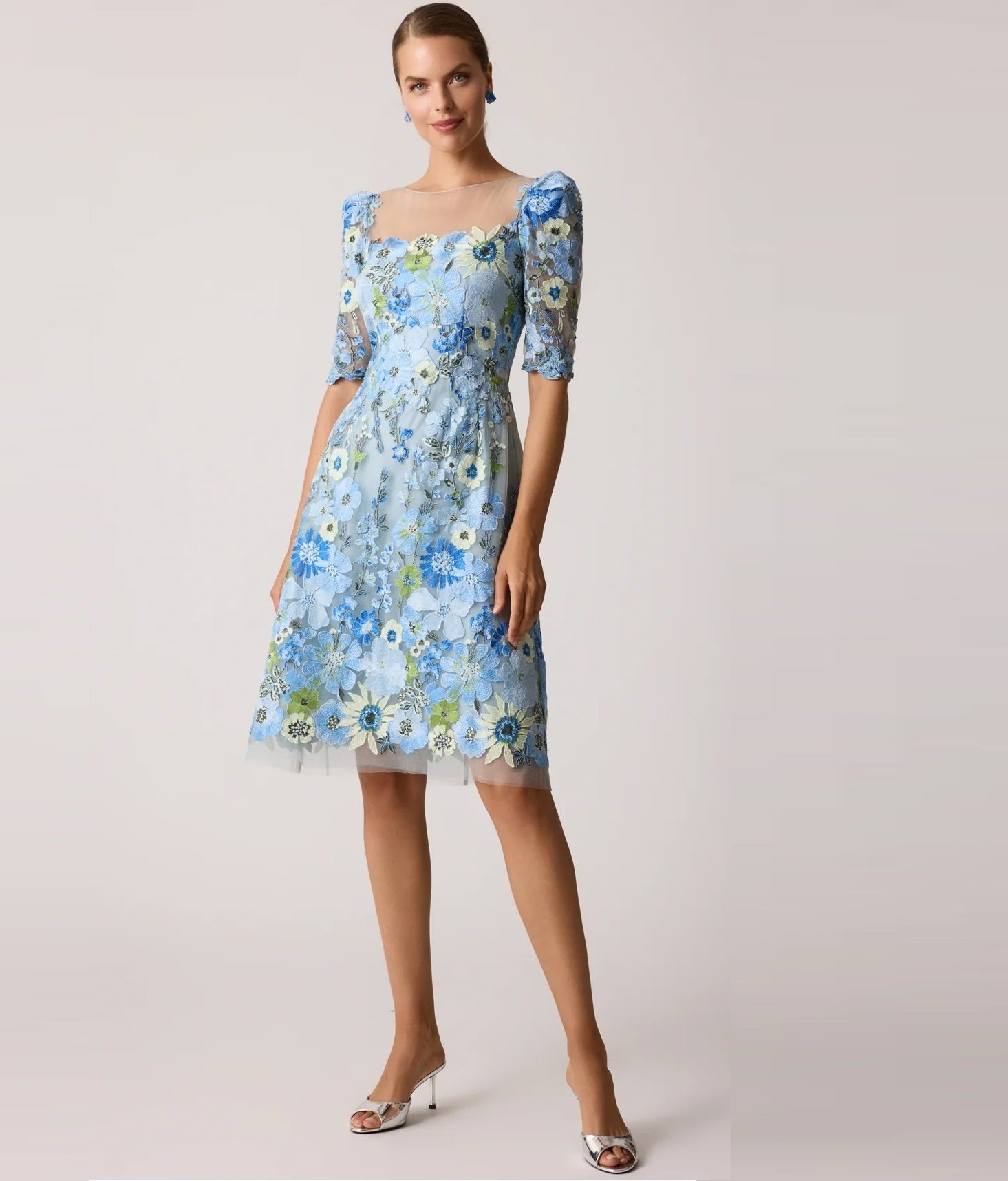 Vestido de Festa Midi Teri Jon