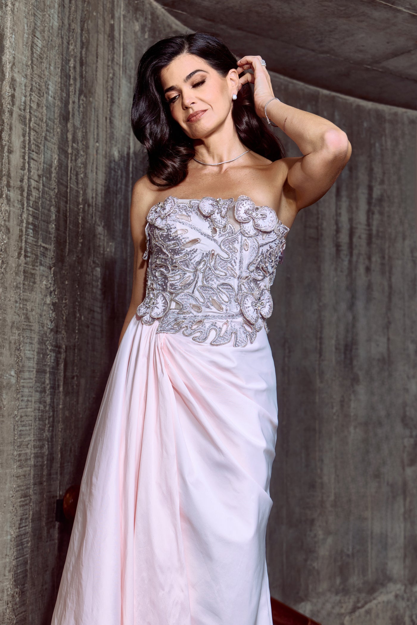 Vestido De Festa Longo Bertha Tarik Ediz