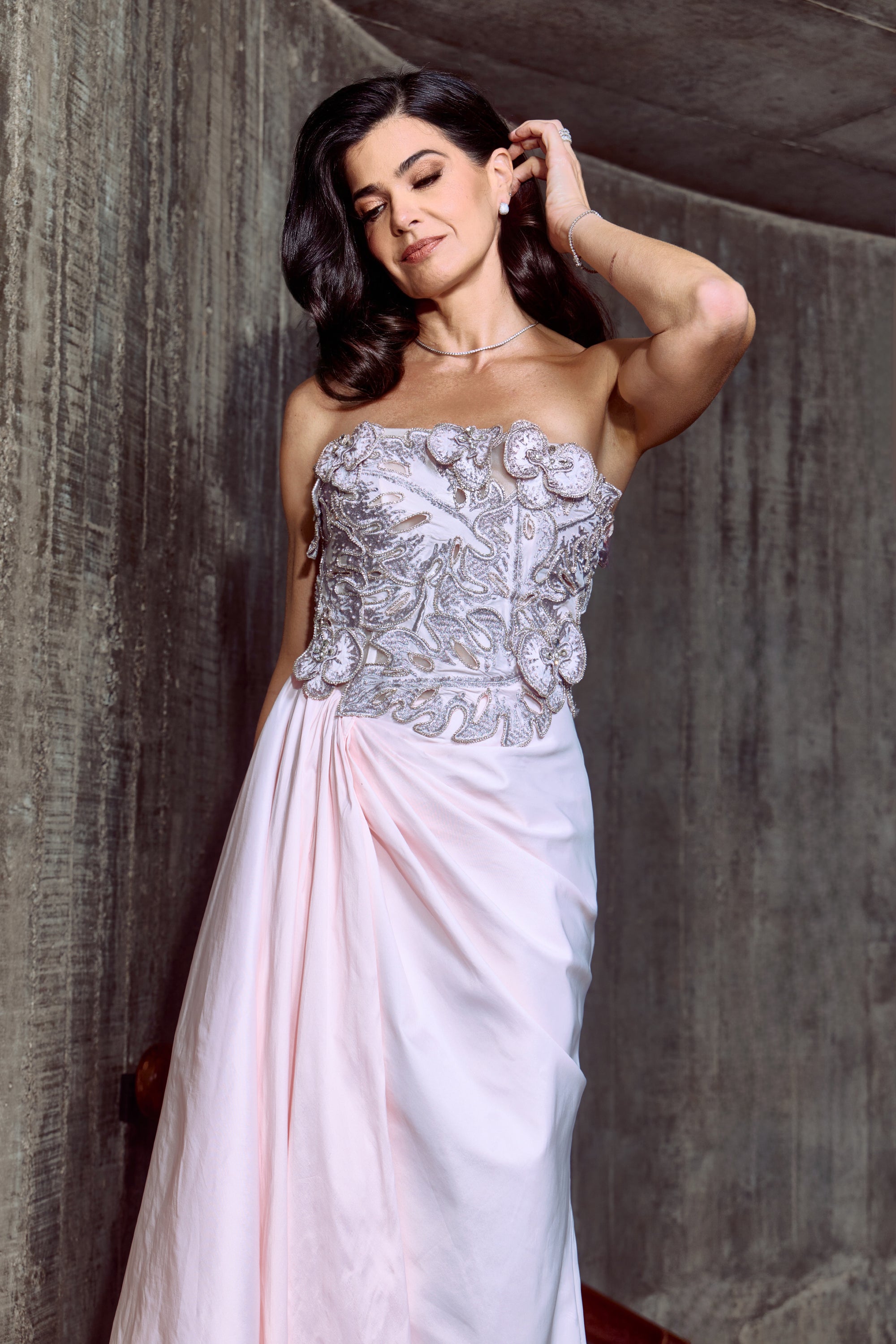 Vestido De Festa Longo Bertha Tarik Ediz