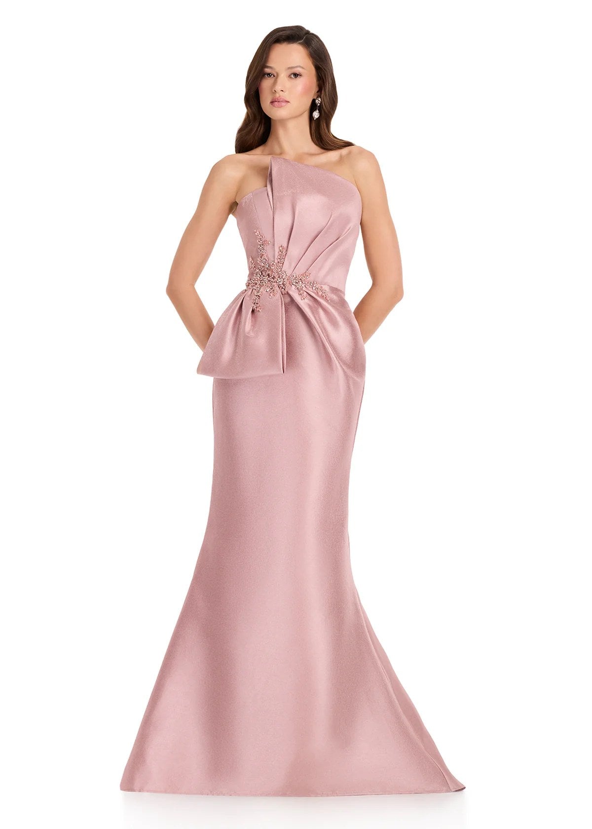 Vestido Longo Sereia Ashley Lauren Rosa - foto 1