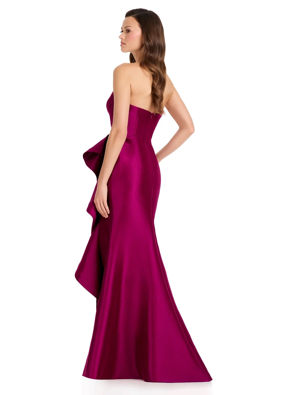 Vestido de Festa Longo Tafetá Ashley Lauren