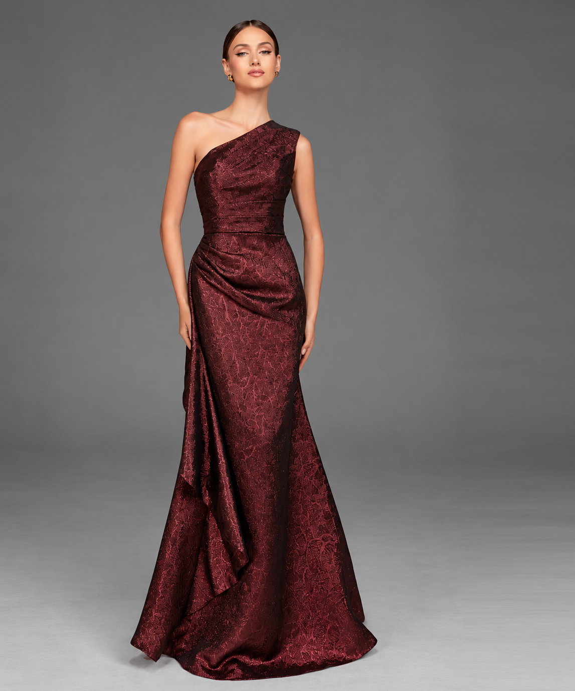 Vestido de Festa Longo Jacquard Alyce Paris