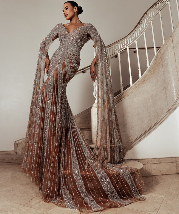 Vestido de Festa Longo Bordado Chic and Holland