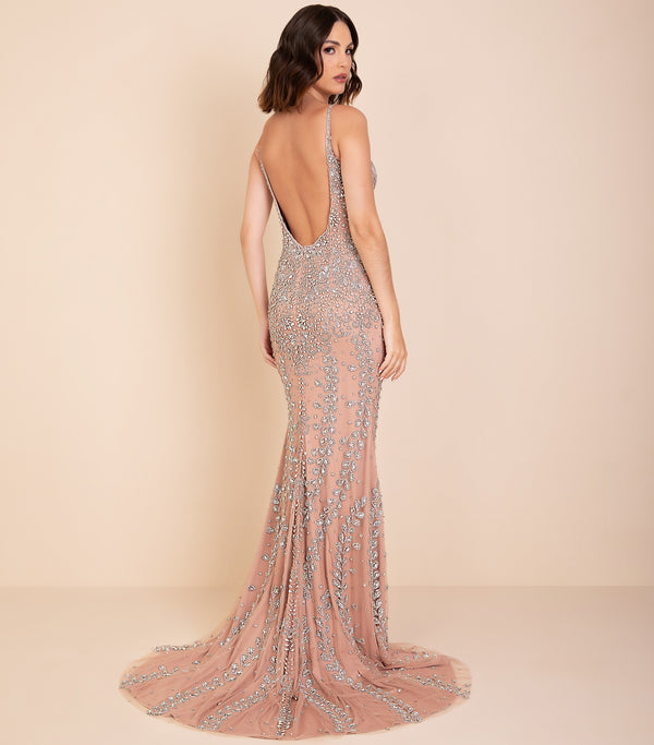 Vestido de Festa Longo Bordado Chic and Holland