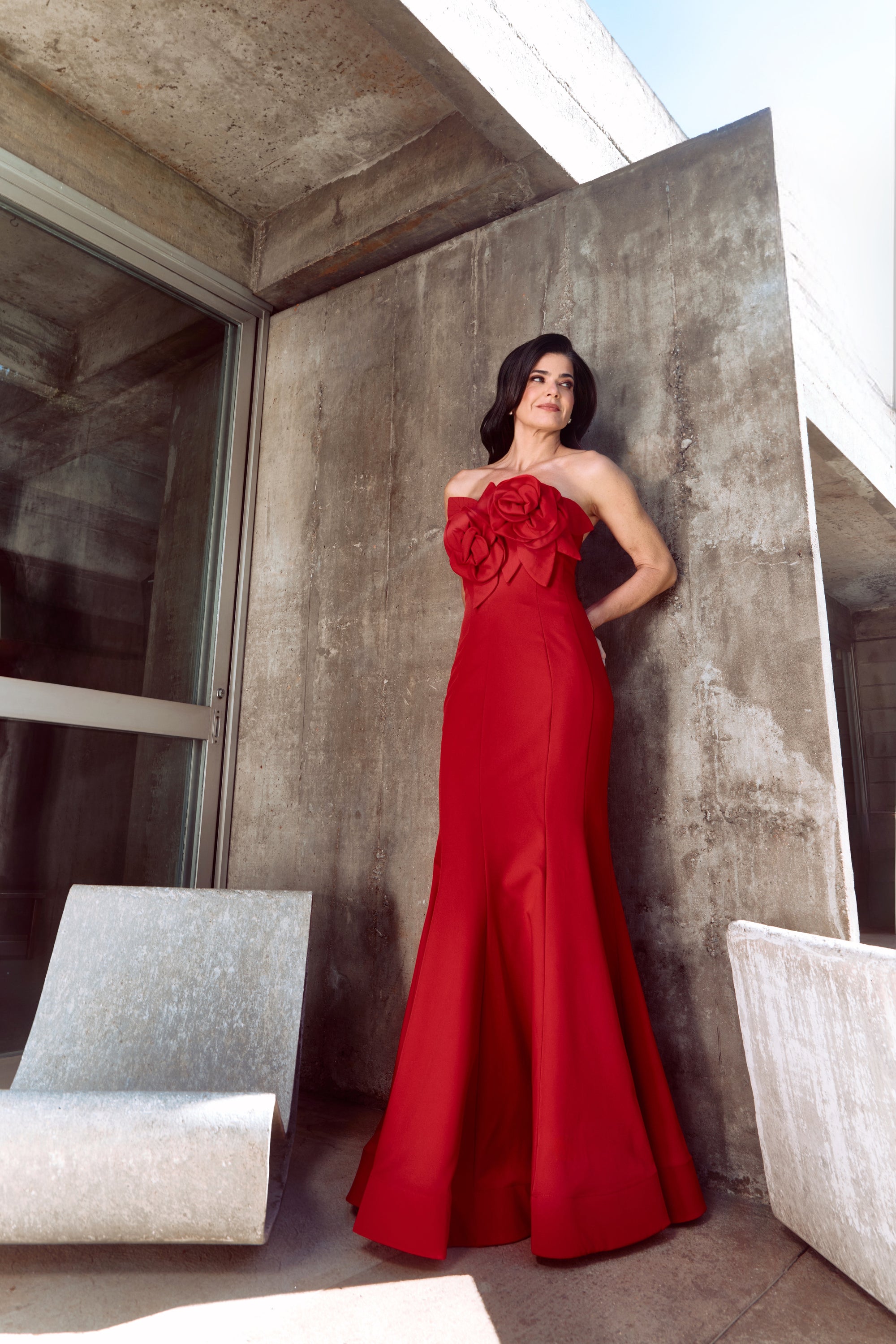 Vestido de Festa Longo Frida Mac Duggal