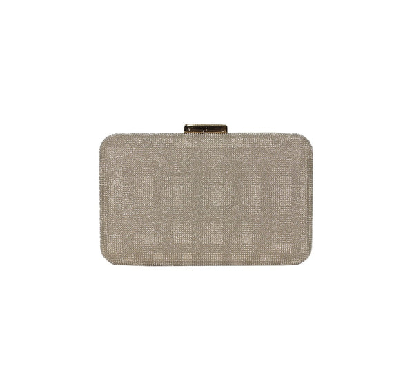 Bolsa Clutch Metalizada Dourada