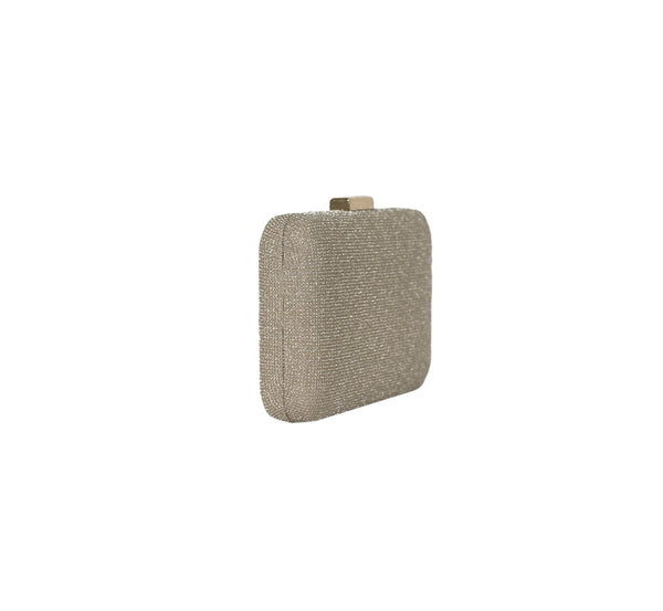 Bolsa Clutch Metalizada Dourada