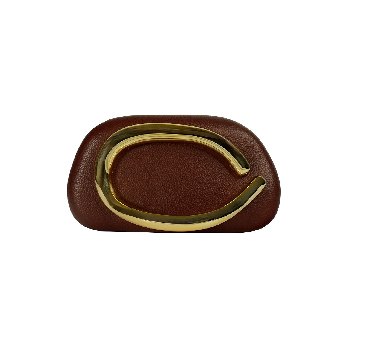 Bolsa Clutch em couro sintético