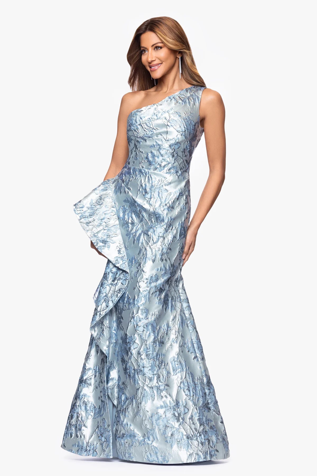 Vestido de Festa Longo Jacquard Xscape