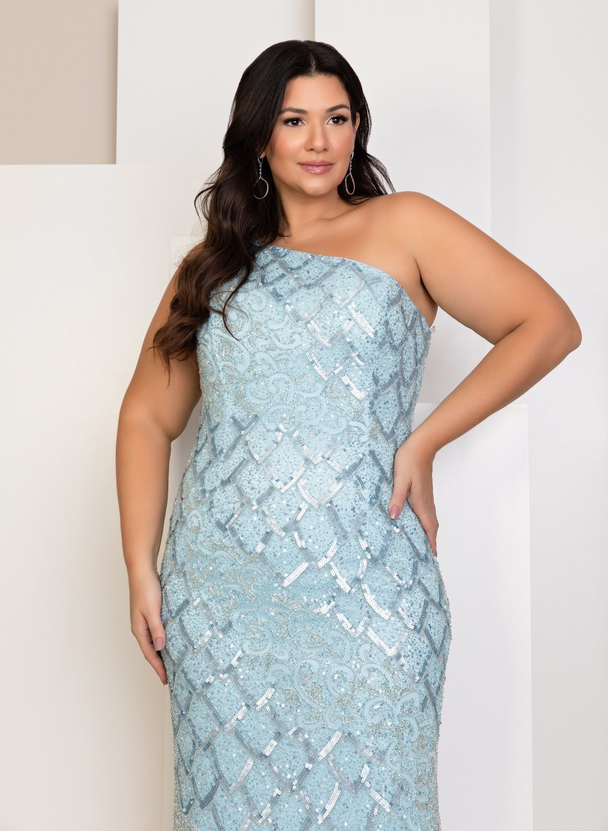 Vestido De Festa Longo Bordado Um Ombro Só Primavera