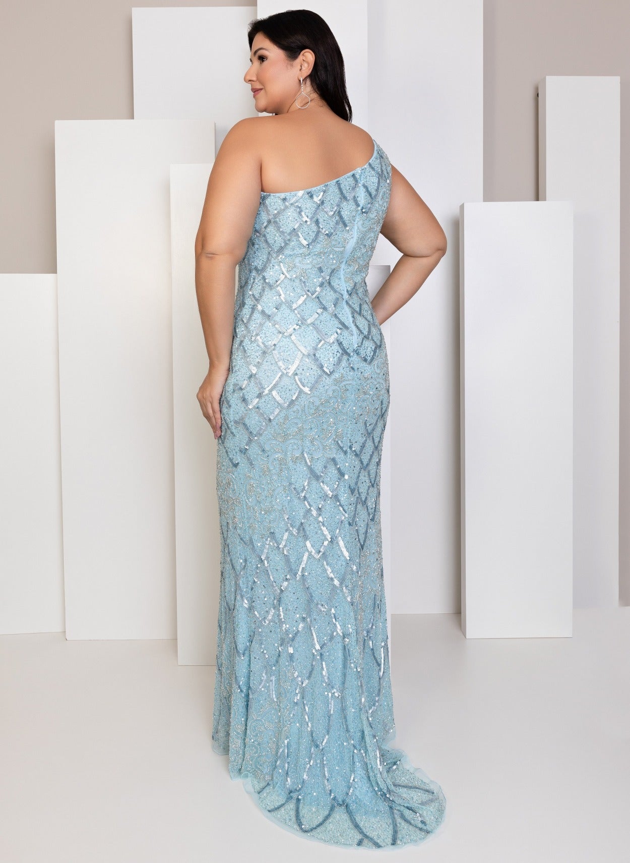 Vestido De Festa Longo Bordado Um Ombro Só Primavera