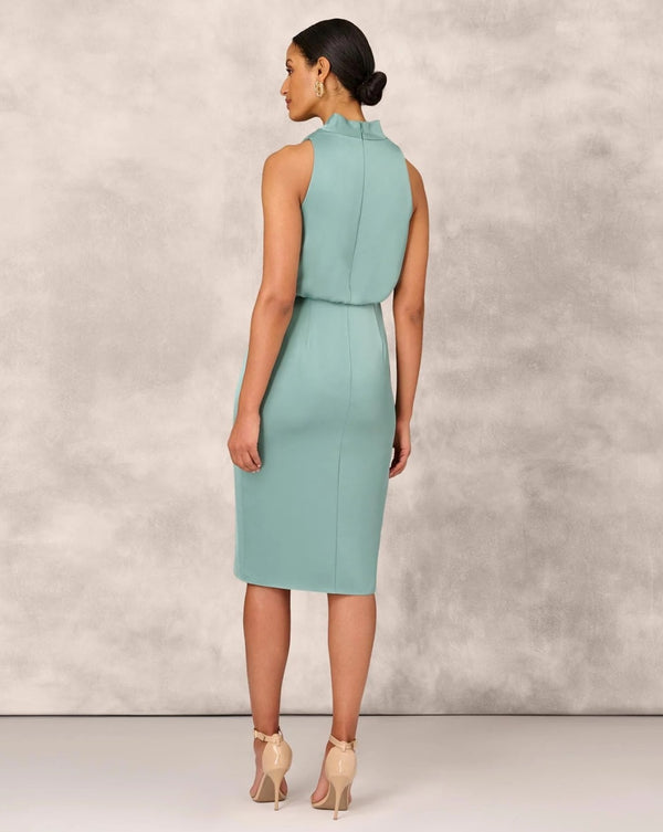 Vestido De Festa Midi Fenda Aidan Mattox