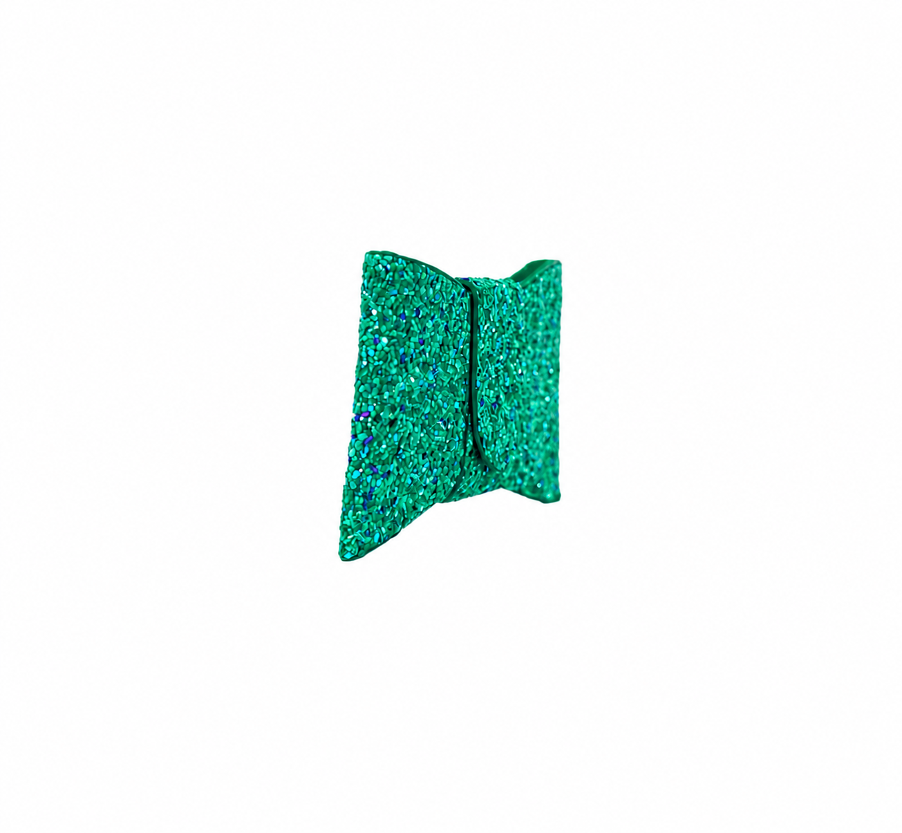 Bolsa Clutch Pedras Verde
