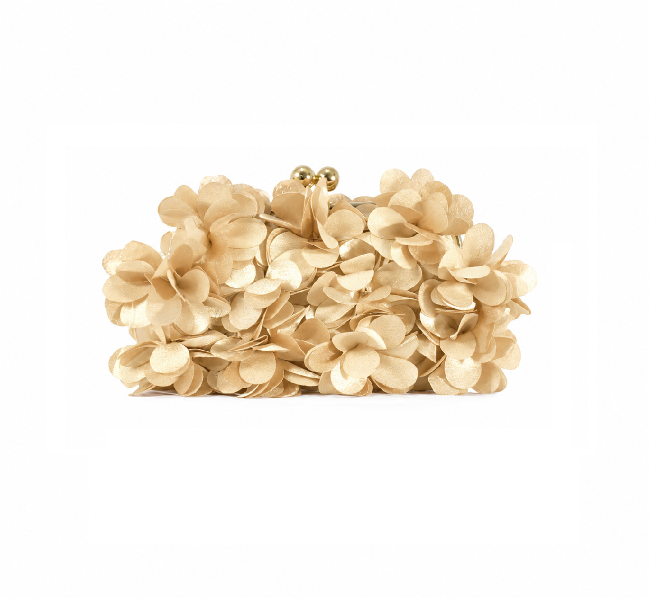 Bolsa Clutch em Tecido com Flor