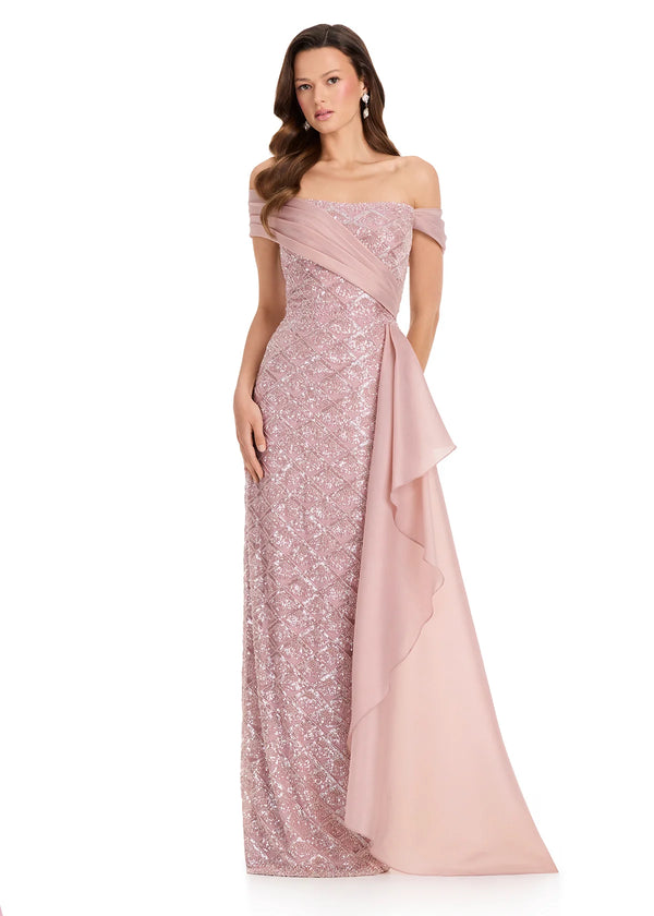 Vestido de Festa Longo Ashley Lauren