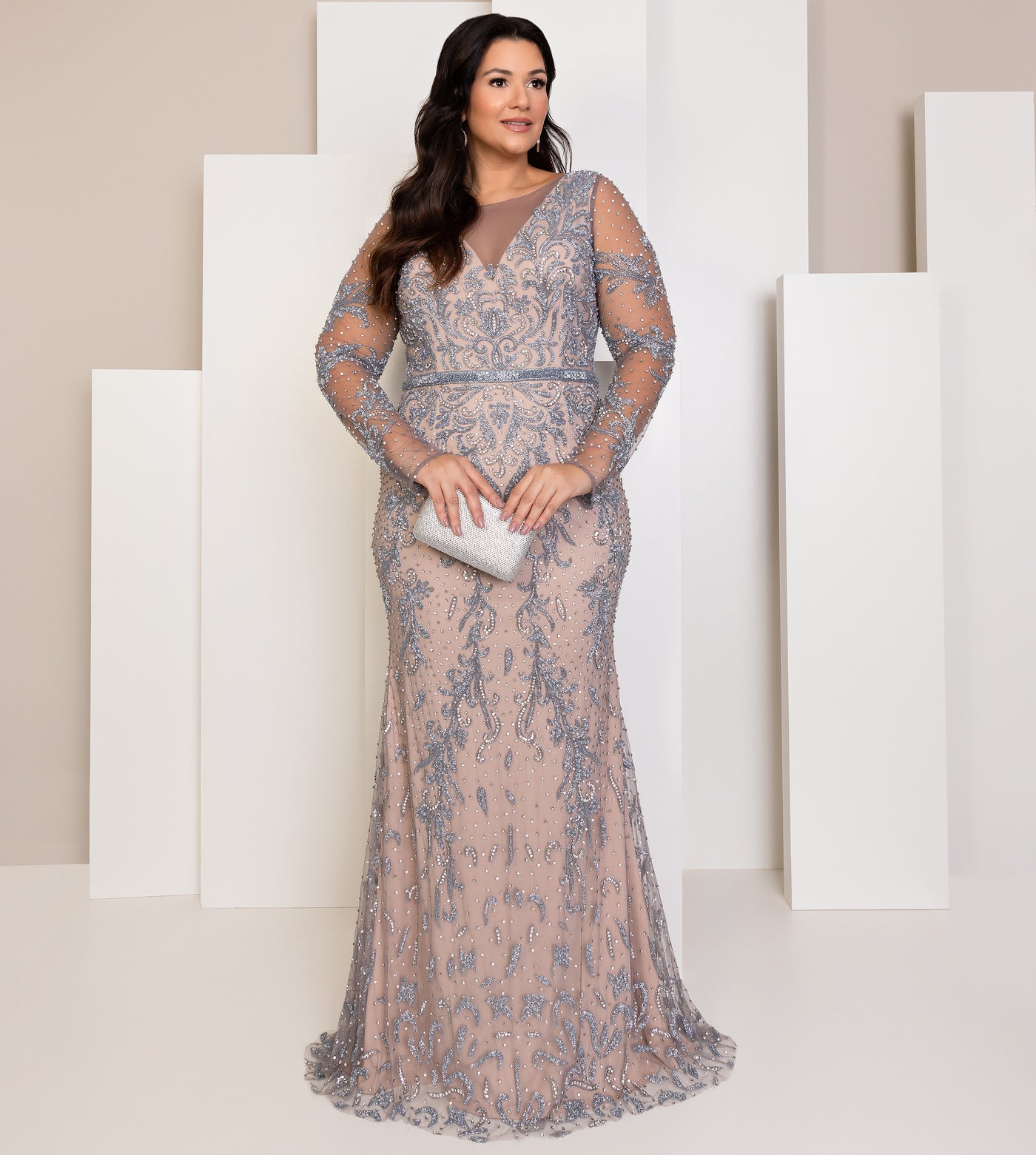 Vestido de Festa Longo Bordado Chic and Holland